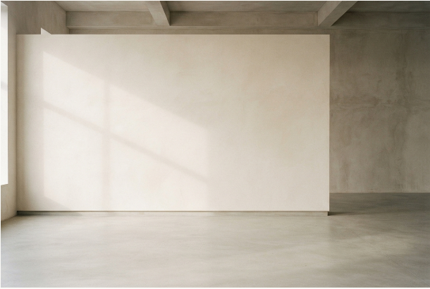 Espace intérieur lumineux et minimaliste